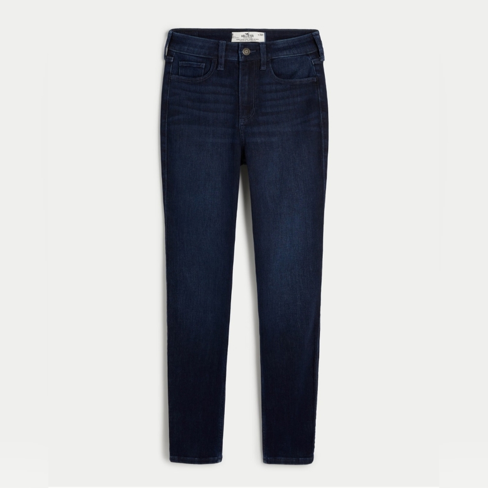 Hollister Curvy High-Rise Dark Wash Super Skinny Jeans